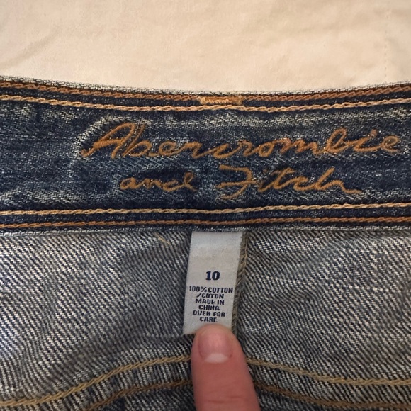 Abercrombie & Fitch Blue Mini Skirt Casual - Picture 3 of 5